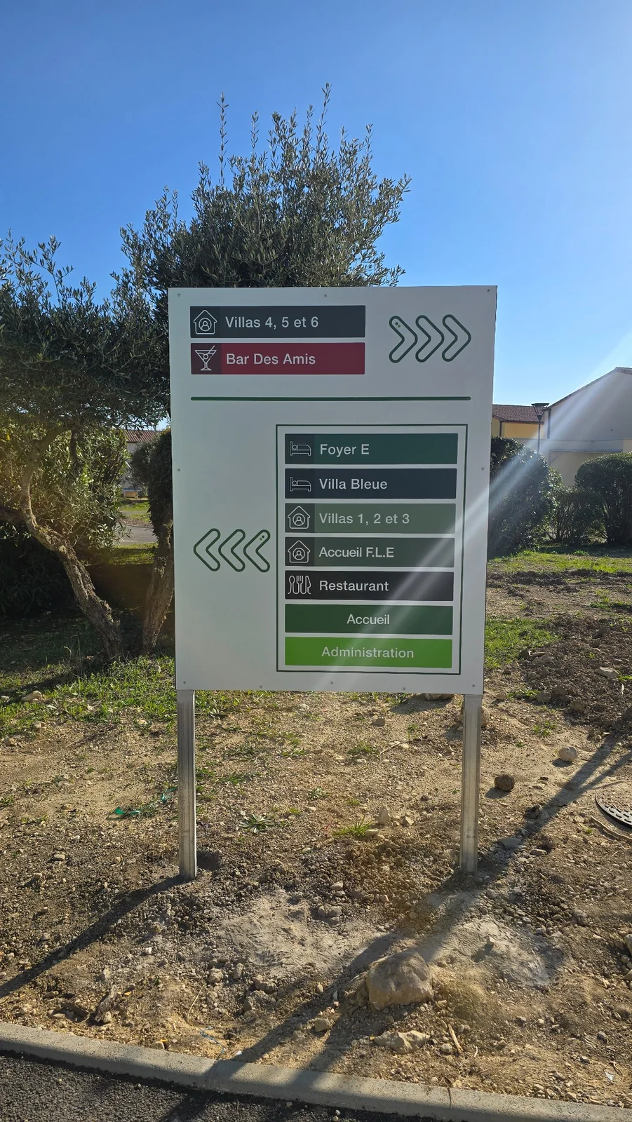 Panneau signalétique