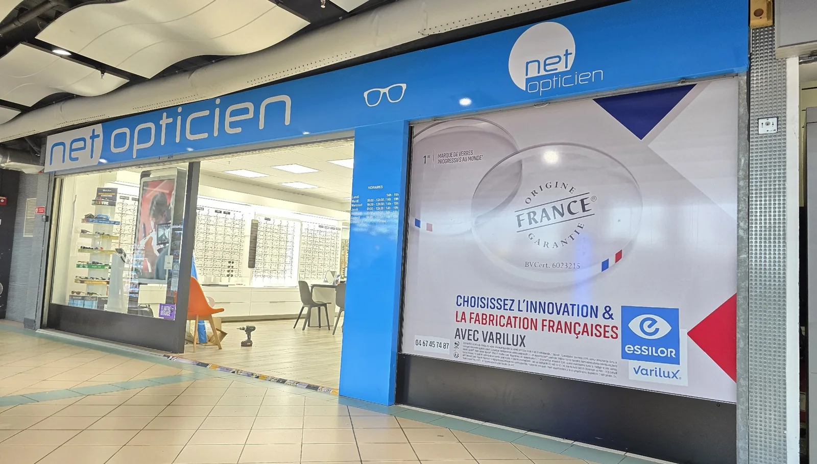 Rénovation enseigne après
